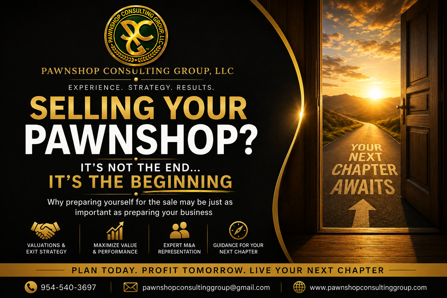 Selling your pawnshop and exit planning with Pawnshop Consulting Group