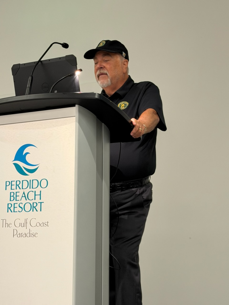 Jerry Whitehead of Pawnshop Consulting Group presenting What It Takes to Be the Best of the Best at Dixie 2026 in Orange Beach, Alabama