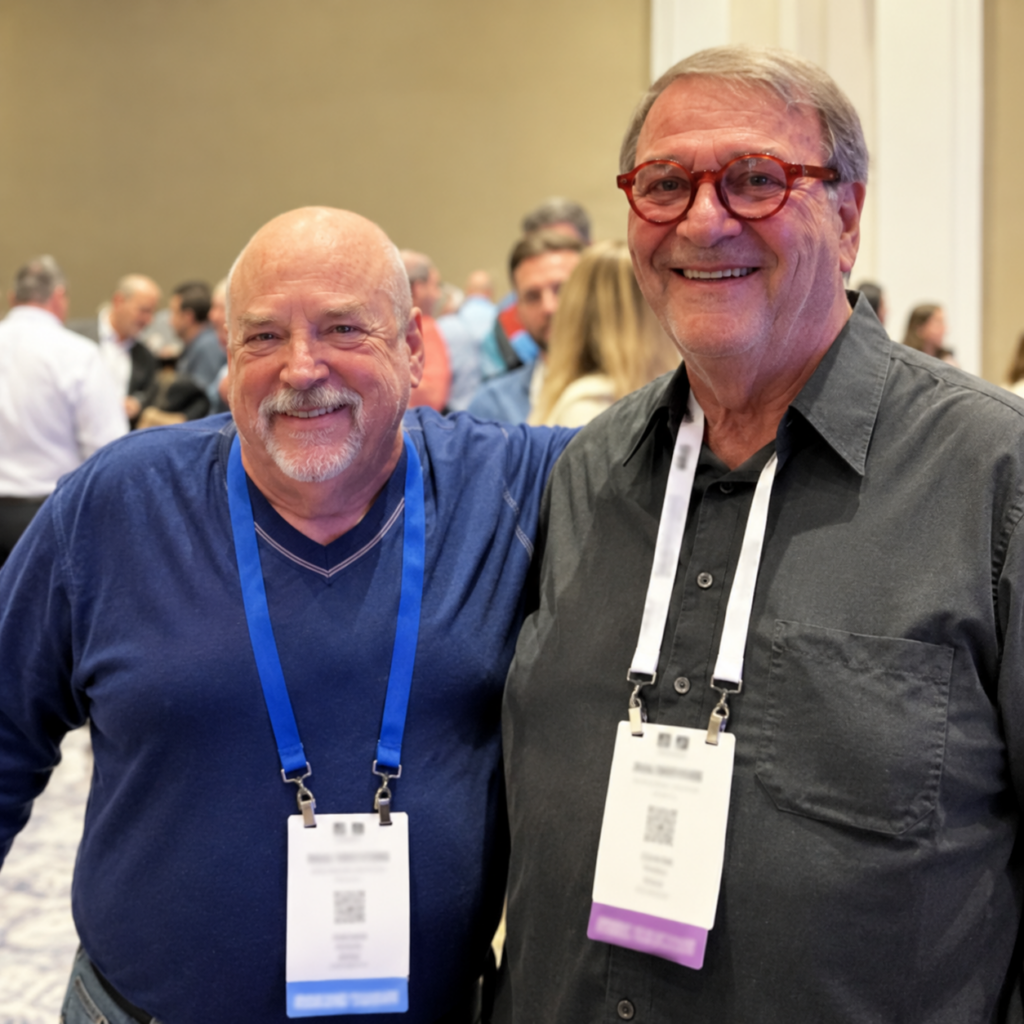Jerry Whitehead of Pawnshop Consulting Group with Richard Dan of Kamaaina Loan in Maui, Hawaii