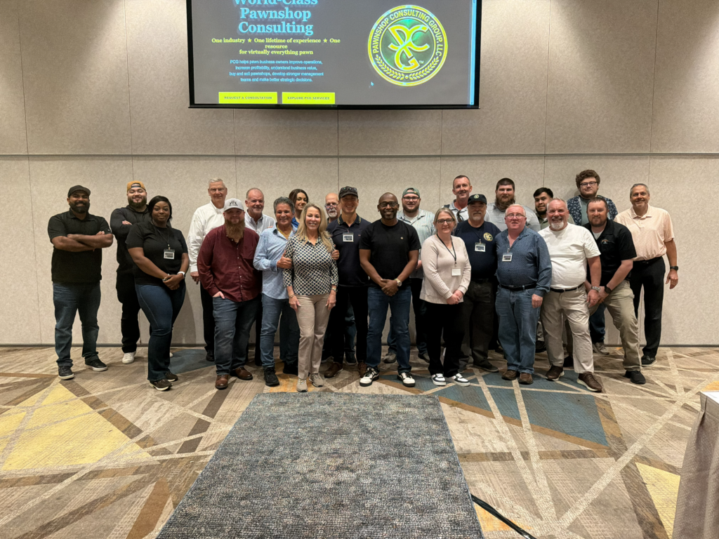 PCG Executive Focus Group members in Evansville, Indiana during the October 2026 peer group session.